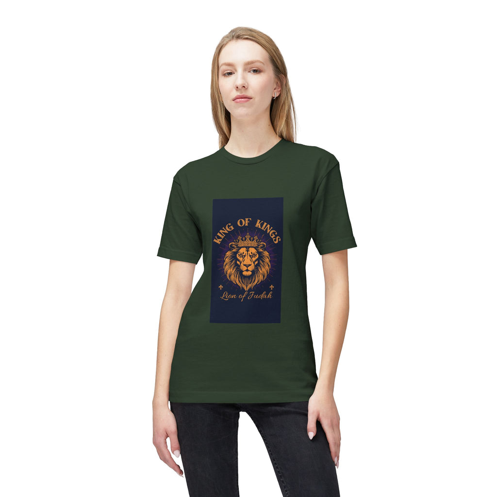 King of Kings Lion T-Shirt – Born of Faith Christian Graphic Tee