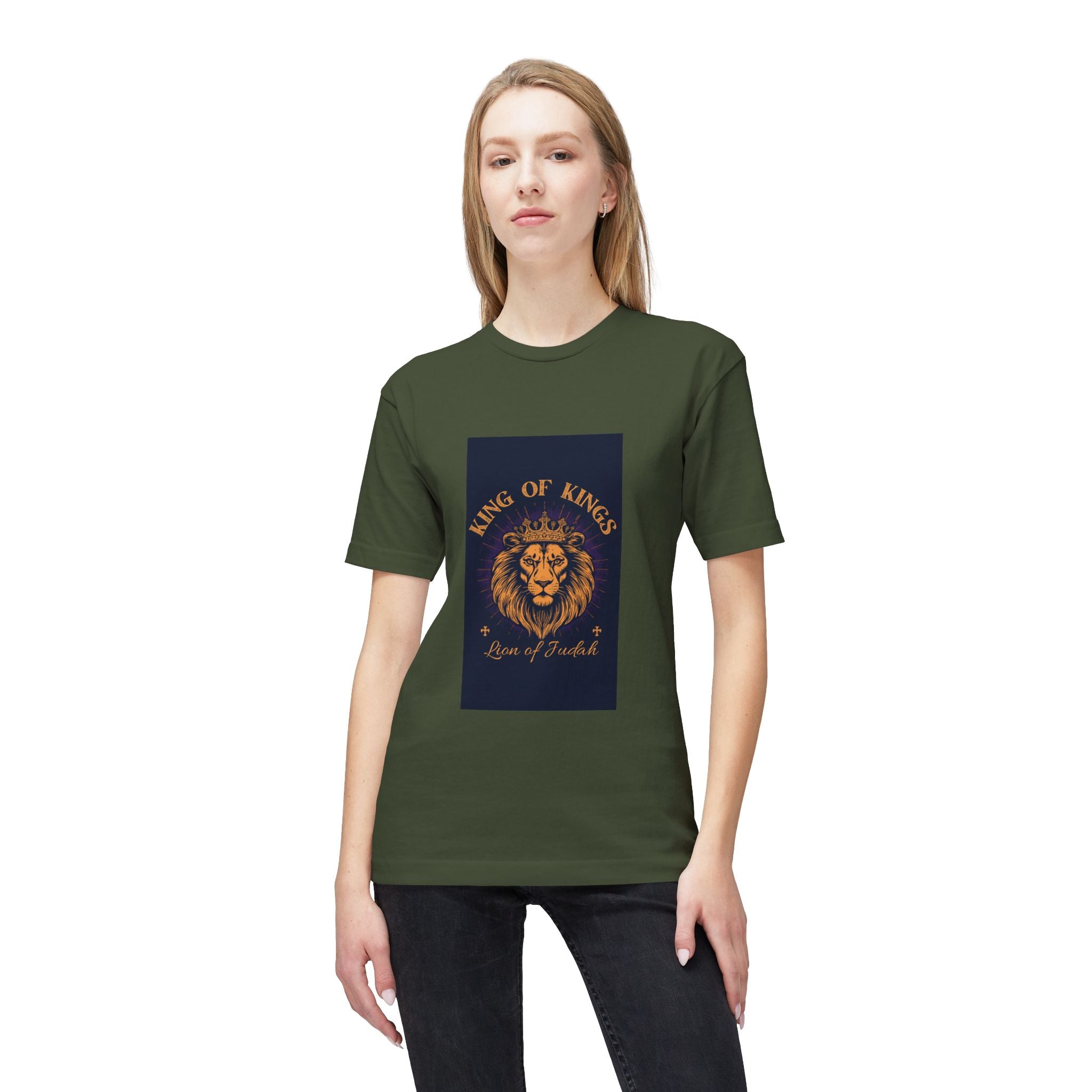 King of Kings Lion T-Shirt – Born of Faith Christian Graphic Tee