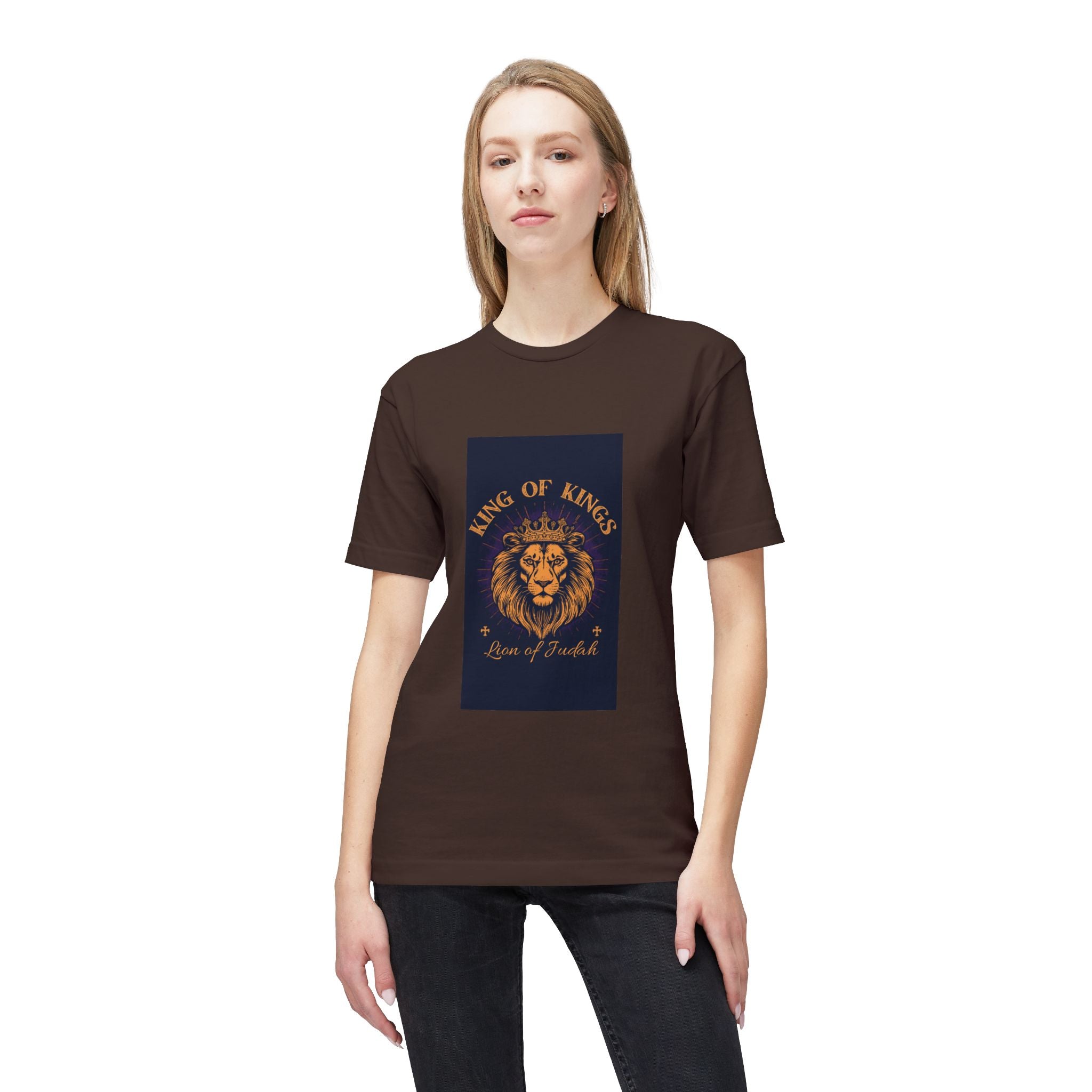 King of Kings Lion T-Shirt – Born of Faith Christian Graphic Tee