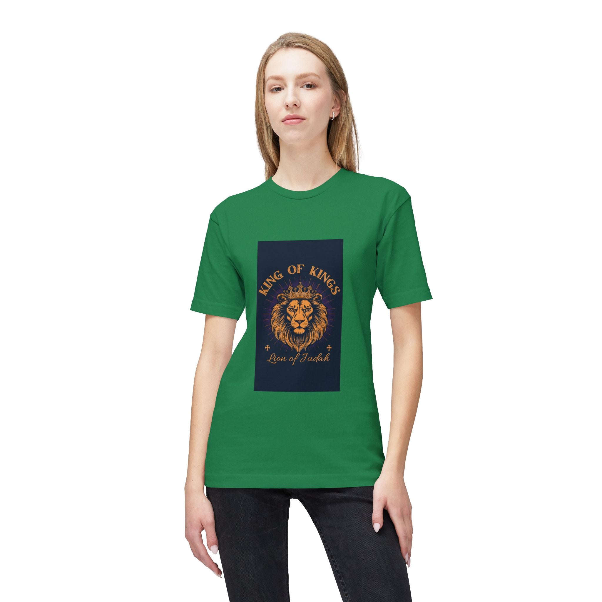 King of Kings Lion T-Shirt – Born of Faith Christian Graphic Tee