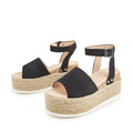 Wedge Heel Platform Women's Flat Sandals Outside Wear Large Size Sandals Hemp Rope Summer Sandals Women - The Nicole Sinzinkayo Co.