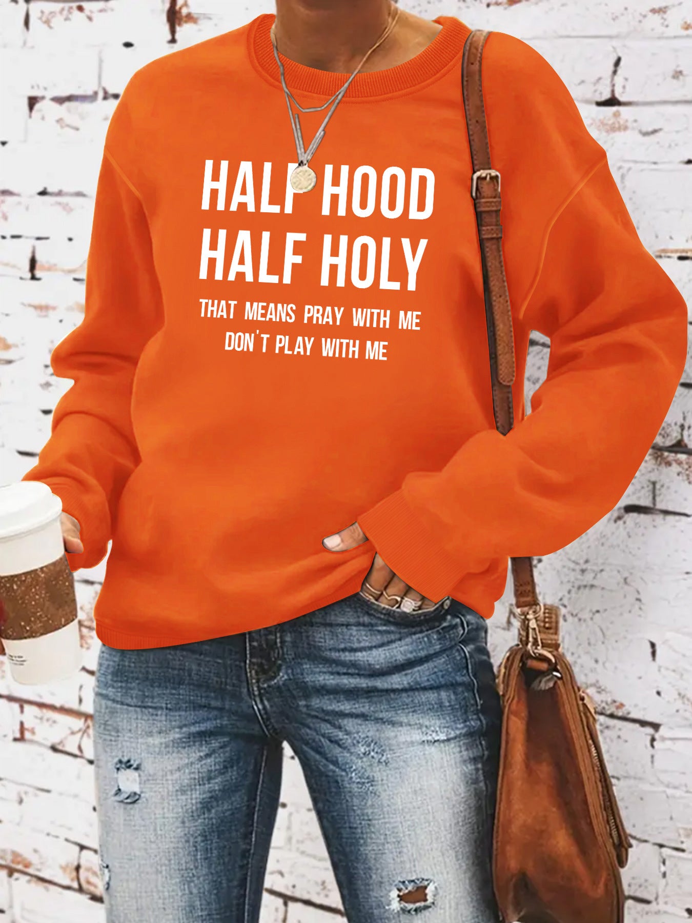 HALF HOOD HALF HOLY hoodie