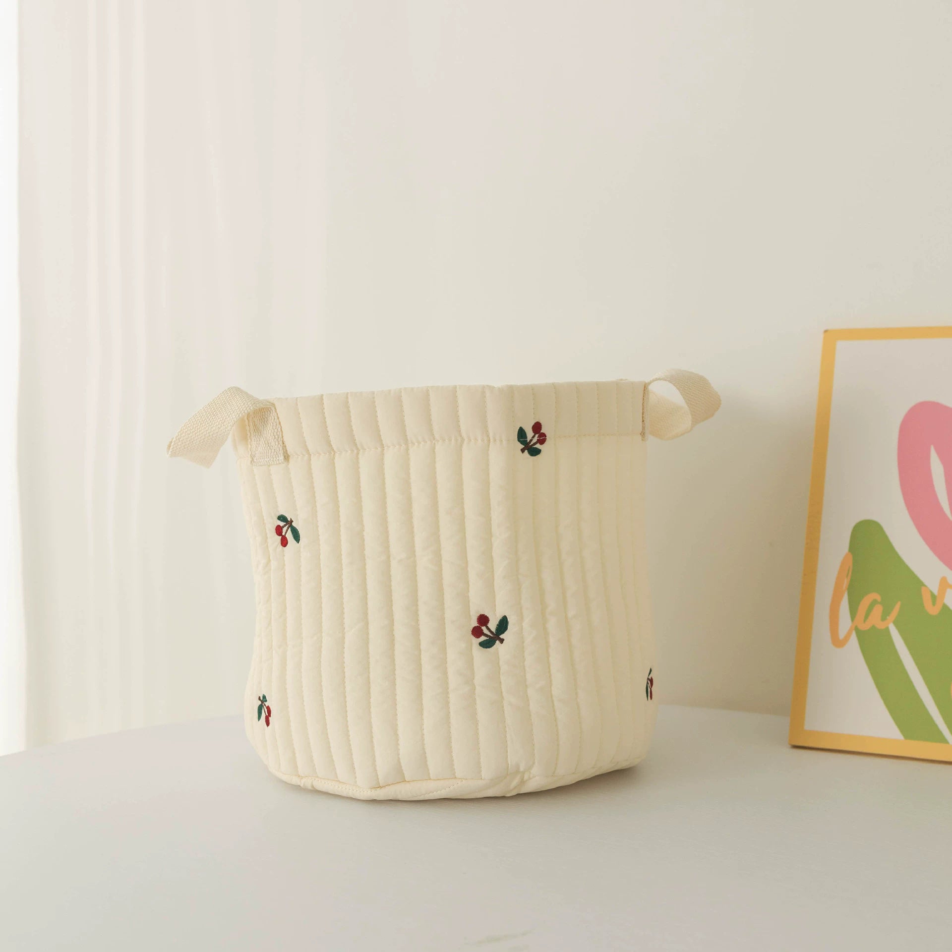 Baby Diaper Clothes Toy Organizer Bag Crib Storage Bag Multi-purpose Storage Basket