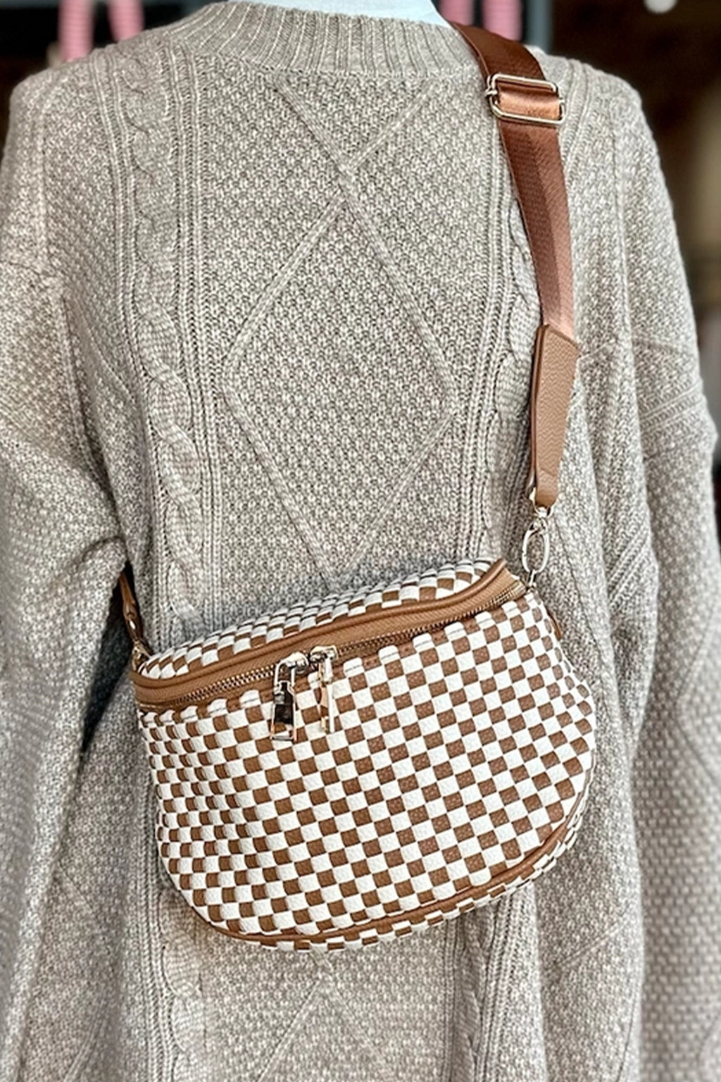 Check-Her-Out Crossbody